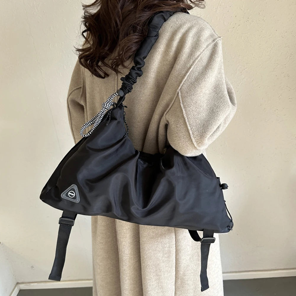 1PCS Gym Bag For Women, Yoga Mat Bag with Shoes Compartment, Wet Pocket and Water Bottle Pocket